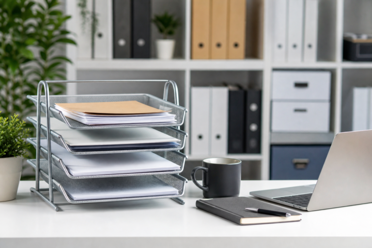 Titelbild zu „Büroorganisation im Alltag: Ablagesysteme richtig einsetzen“